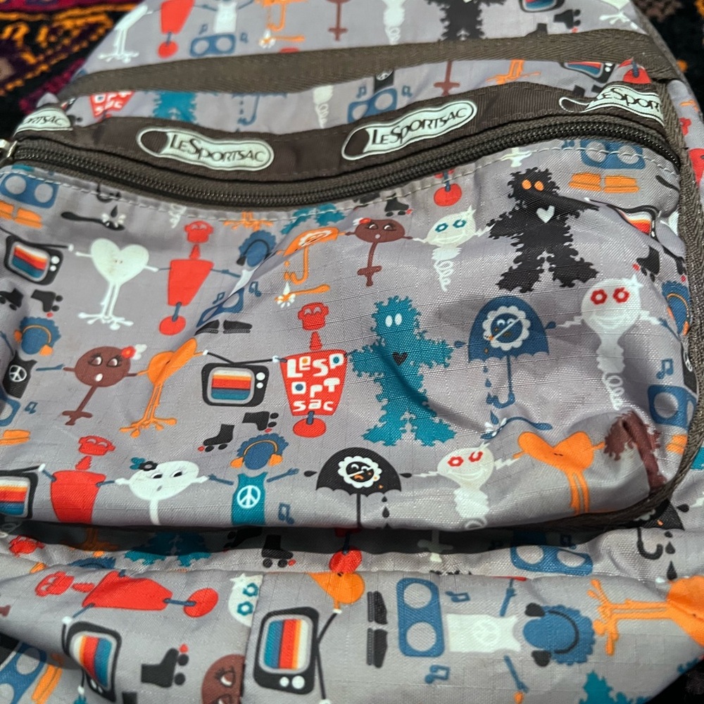 Lesportsac Robot Patterned Mini Backpack - image 3